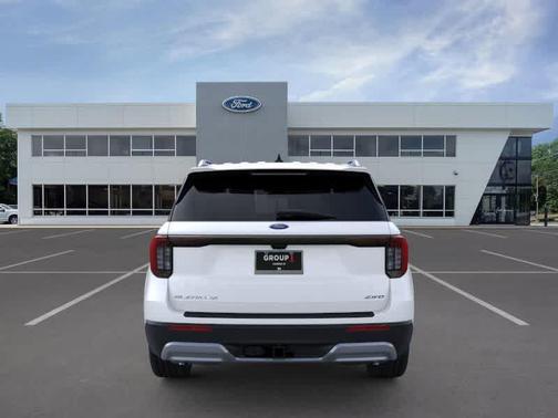White 2026 Ford Explorer Platinum