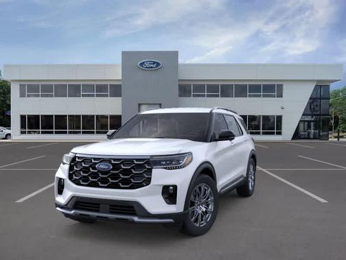White 2026 Ford Explorer Platinum