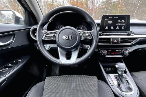 Clear White 2019 Kia Forte LXS