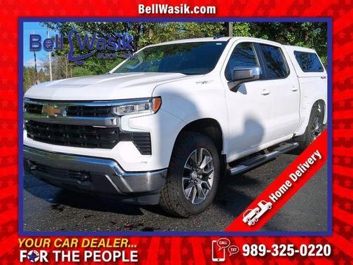 Summit White 2023 Chevrolet Silverado 1500 LT
