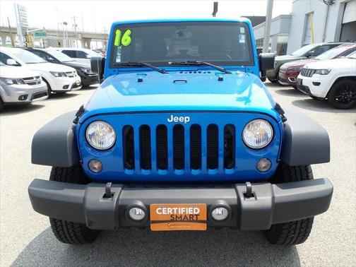 Hydro Blue Pearlcoat 2016 Jeep Wrangler Unlimited Sport