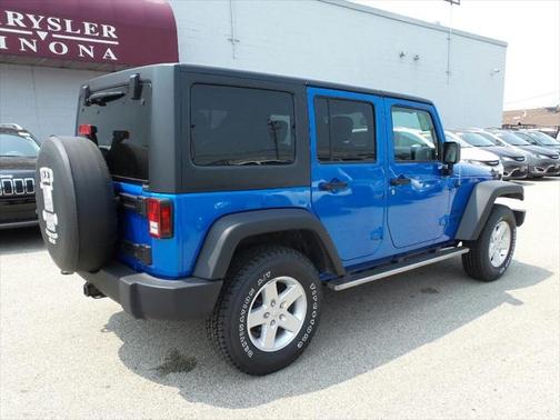 Hydro Blue Pearlcoat 2016 Jeep Wrangler Unlimited Sport
