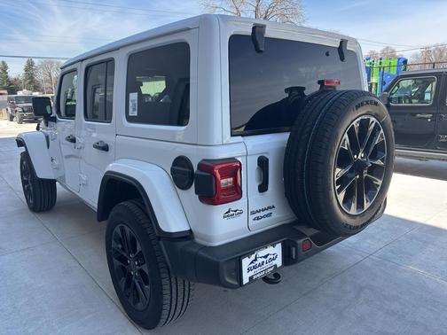 Bright White Clearcoat 2025 Jeep Wrangler 4xe Sahara