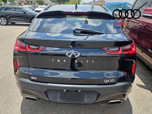 Mineral Black 2022 INFINITI QX55 LUXE