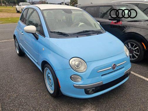 Celeste Blu (Retro Light Blue) 2015 FIAT 500 Lounge