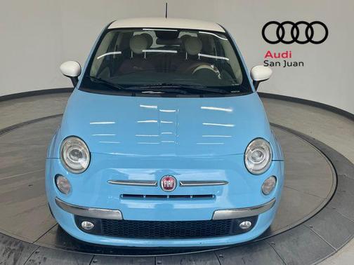 Celeste Blu (Retro Light Blue) 2015 FIAT 500 Lounge