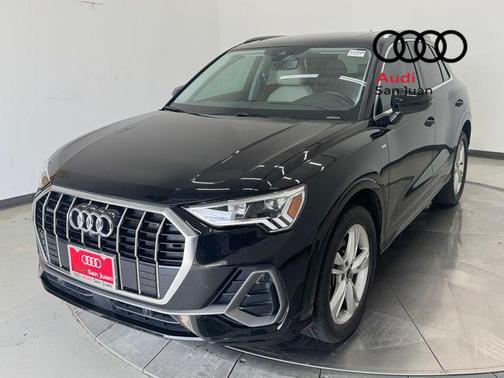 Mythos Black Metallic 2024 Audi Q3 45 S line Premium Plus