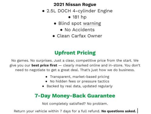 2021 Nissan Rogue SV