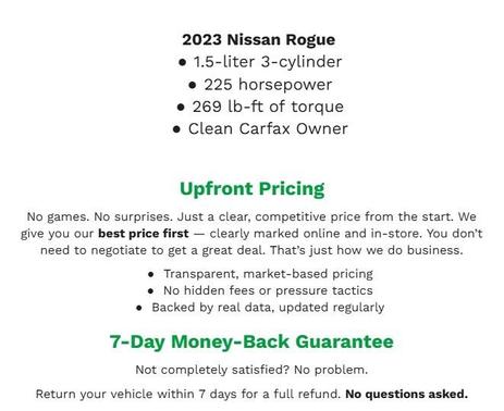 Brilliant Silver Metallic 2023 Nissan Rogue SV