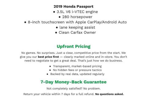 2019 Honda Passport Touring