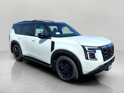 Aspen White Tricoat/Super Black 2026 Nissan Armada PRO-4X SUV
