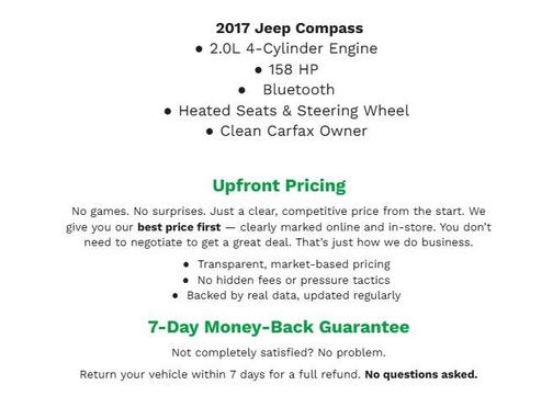 2017 Jeep New Compass Latitude