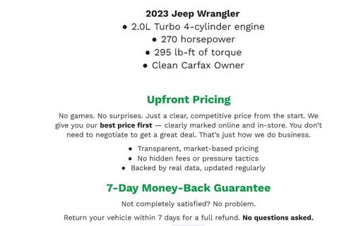 Bright White Clearcoat 2023 Jeep Wrangler 4-Door Sahara Altitude 4x4