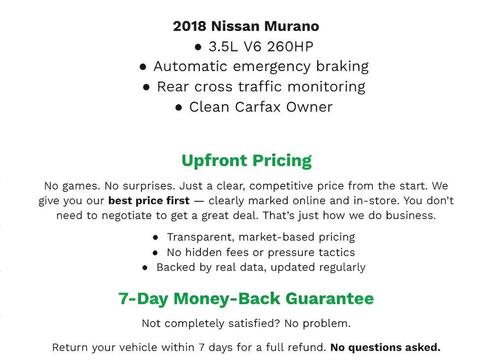 2018 Nissan Murano Platinum