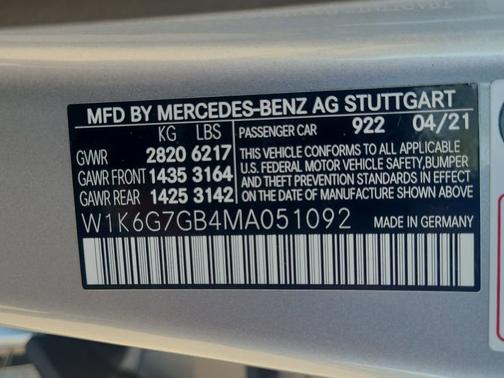 2021 Mercedes-Benz S-Class 