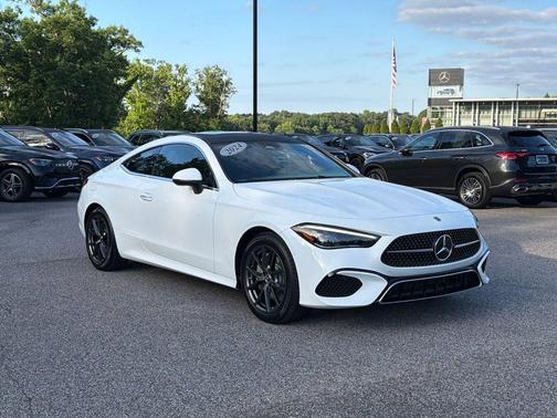 Polar White 2024 Mercedes-Benz CLE 300 4MATIC Coupe