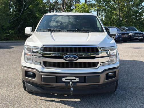 White Platinum Metallic Tri-Coat 2019 Ford F-150 King Ranch