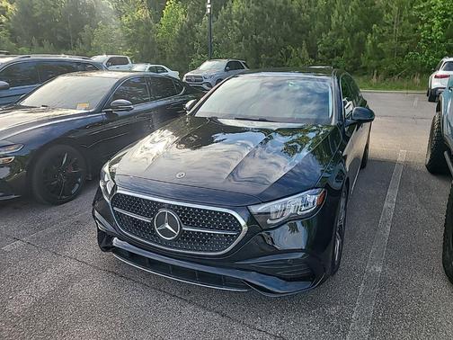 Black 2025 Mercedes-Benz E-Class 4MATIC