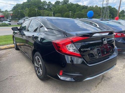 Crystal Black Pearl 2019 Honda Civic LX