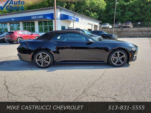 Shadow Black 2025 Ford Mustang EcoBoost Premium