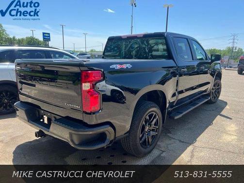 Black 2023 Chevrolet Silverado 1500 Custom