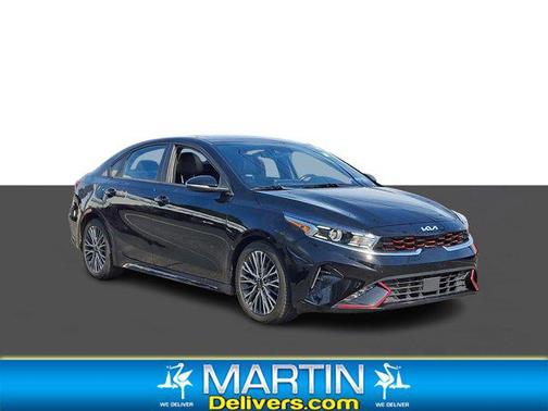 Aurora Black 2022 Kia Forte GT-Line