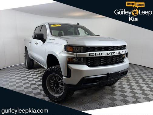 Silver Ice Metallic 2020 Chevrolet Silverado 1500 Custom