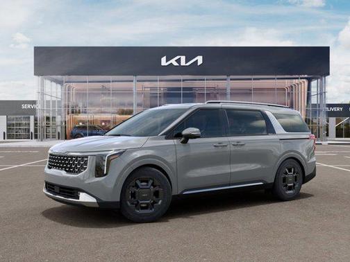 Ceramic Silver 2026 Kia Carnival Hybrid SX