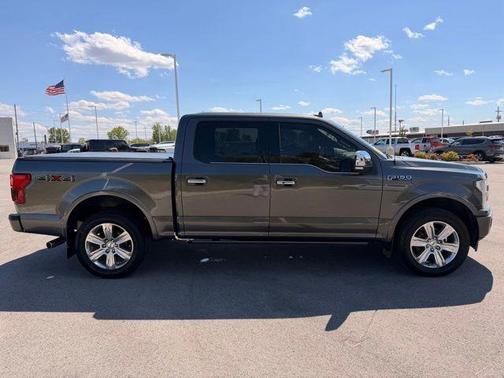 Gray 2018 Ford F-150 Platinum