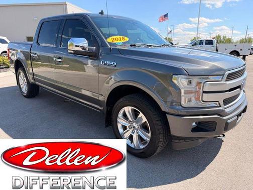Gray 2018 Ford F-150 Platinum