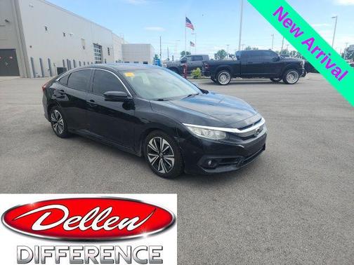 Black 2017 Honda Civic EX-T
