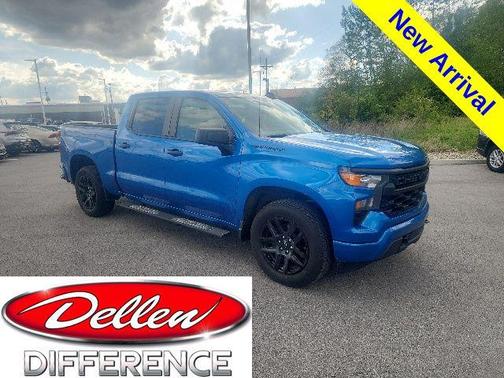 Glacier Blue Metallic 2023 Chevrolet Silverado 1500 Custom