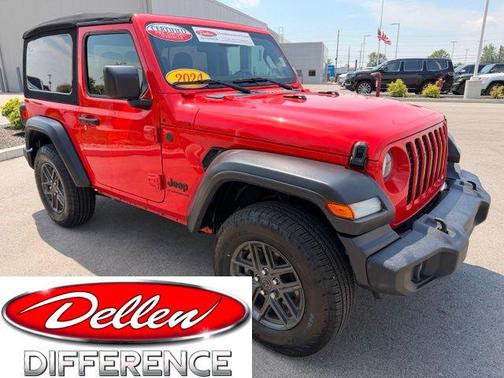 Firecracker Red Clearcoat 2024 Jeep Wrangler Sport S