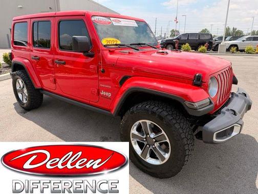 Firecracker Red Clearcoat 2022 Jeep Wrangler Unlimited Sahara