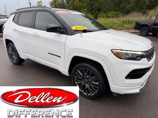 Bright White Clearcoat 2022 Jeep Compass High Altitude