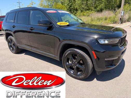 Diamond Black Crystal Pearlcoat 2022 Jeep Grand Cherokee L Limited