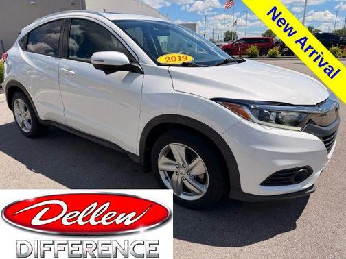White 2019 Honda HR-V EX
