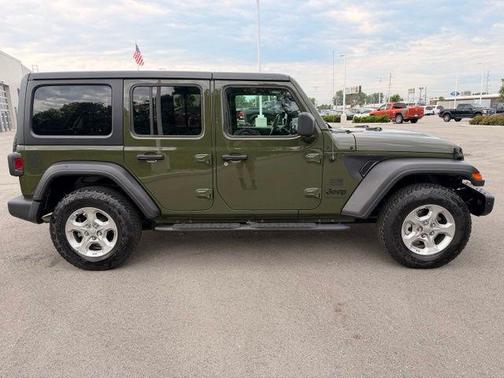 Sarge Green Clearcoat 2021 Jeep Wrangler Unlimited Sport