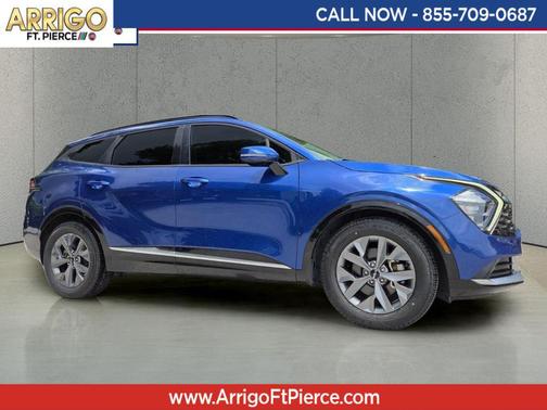 Sapphire Blue 2023 Kia Sportage SX