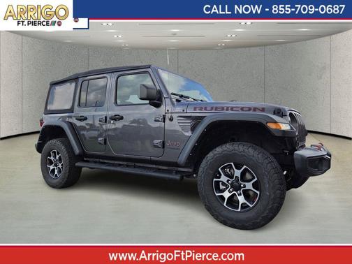 Granite Crystal Metallic Clearcoat 2022 Jeep Wrangler Unlimited Rubicon