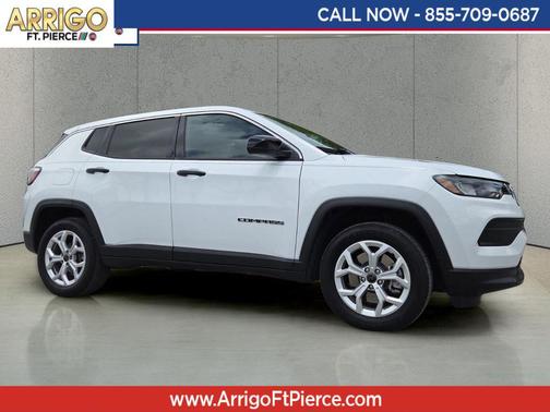 Bright White Clearcoat 2025 Jeep Compass Sport