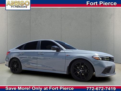 Sonic Gray Pearl 2024 Honda Civic Sport