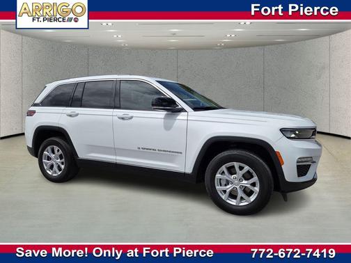Bright White Clearcoat 2023 Jeep Grand Cherokee Limited