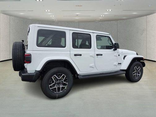 White 2026 Jeep Wrangler 4-Door Sahara 4x4