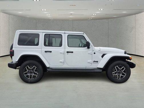 White 2026 Jeep Wrangler 4-Door Sahara 4x4