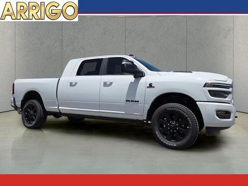 Bright White Clearcoat 2026 RAM 2500 Laramie Mega Cab 4x4 6'4' Box