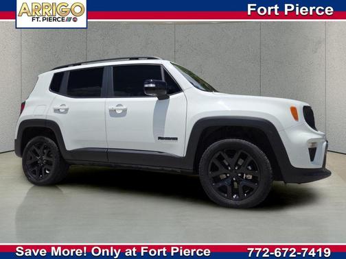 Alpine White Clearcoat 2023 Jeep Renegade Altitude