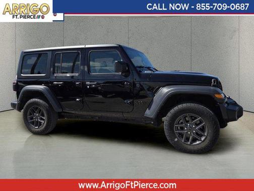 Black Clearcoat 2024 Jeep Wrangler Sport S