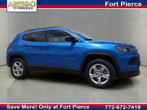 Laser Blue Pearlcoat 2023 Jeep Compass Latitude