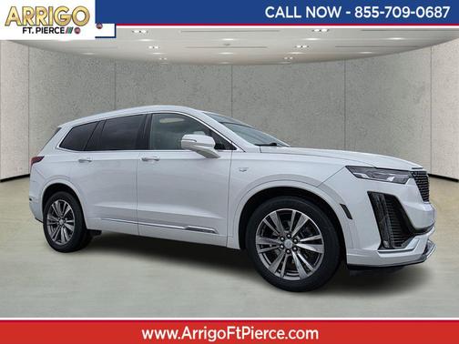 Crystal White Tricoat 2021 Cadillac XT6 Premium Luxury FWD
